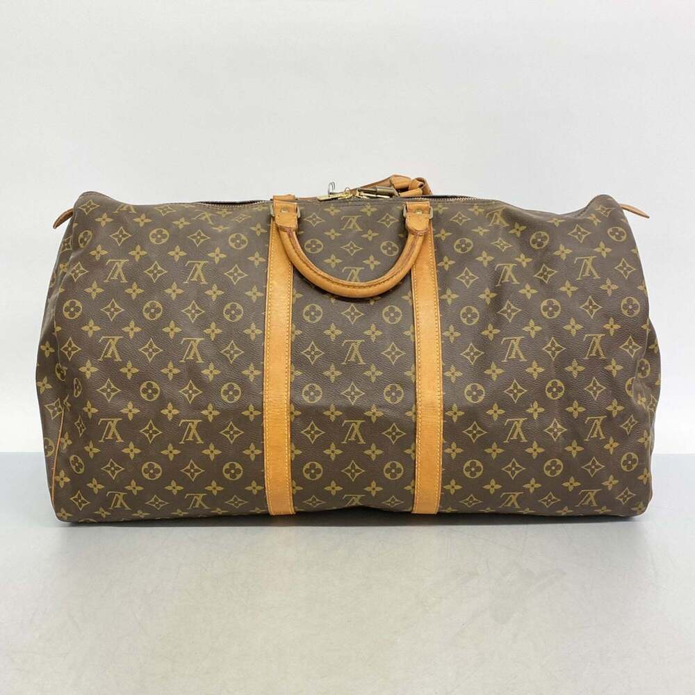 LOUIS VUITTON Brown Monogram Keepall 60 Boston Bag - Picture 11 of 11